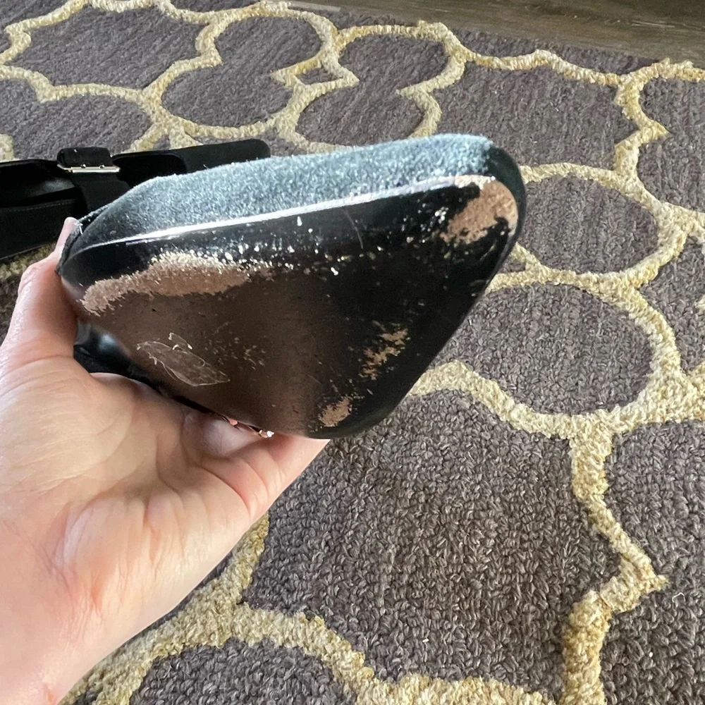 Buckle suede flats - Picture 4 of 6